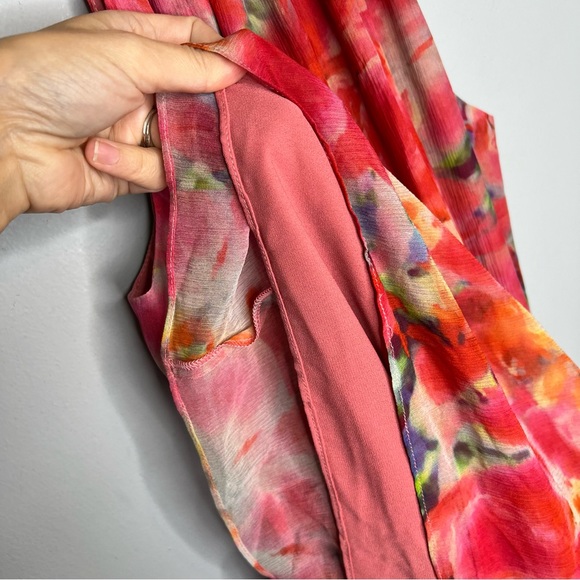 Sundance Silk Flowers Halter Midi Dress - Picture 7 of 8